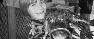 Tristan and gator