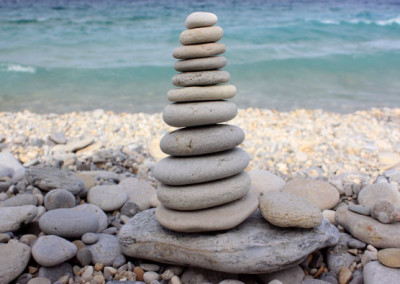 Having fun with rocks