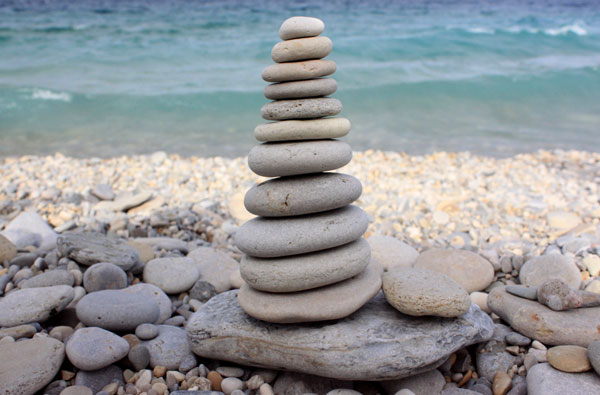 Having fun with rocks
