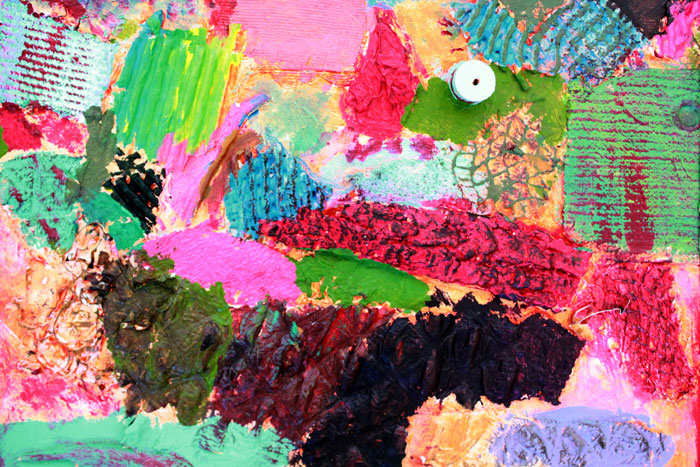 Abstract art with textures