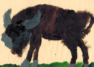 Bison. Acrylic from 2013