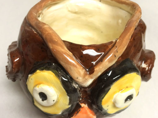 Clay Owl Mug
